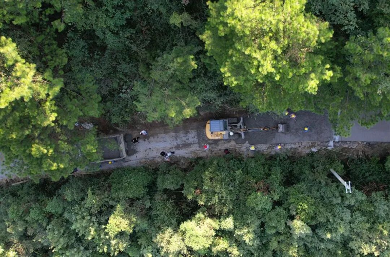  桃源乡以工代赈项目有序施工 