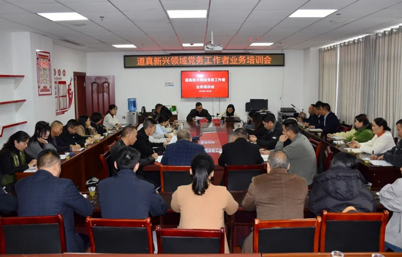  道真开展新兴领域党务工作者业务培训 